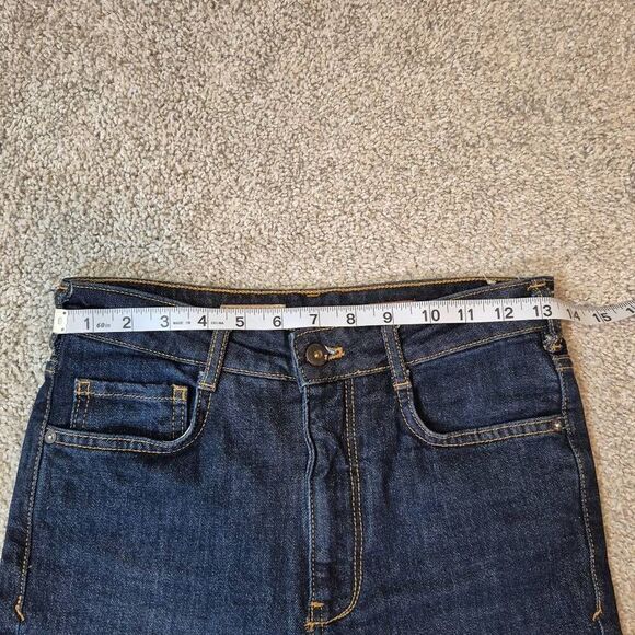 Pilcro Women's Straight Jeans Blue Ankle Size 26 - Picture 4 of 6